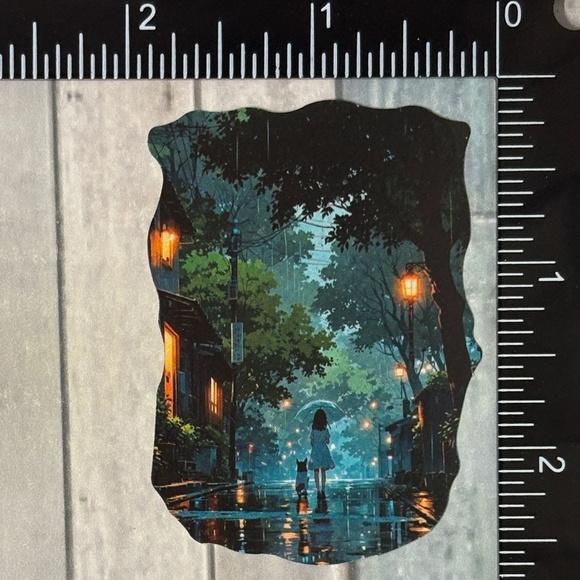 ๐10/$10๐ Rainy Night Travel Travel Reusable Waterproof Vinyl Sticker Decal - Picture 1 of 1